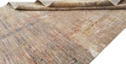 Close-up detail of New Mahli rug from Pakistan showing Wool weave