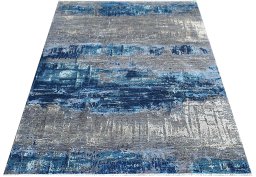 Corner detail of New Mahli rug showing border pattern and Wool pile
