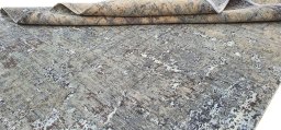 Close-up detail of New Mahli rug from Pakistan showing Wool weave