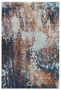Full view of New Mahli rug from Pakistan, 296 × 196 cm in Multi Color tones