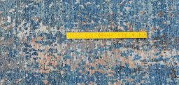 Full view of New Mahli rug from Pakistan, 300 × 198 cm in Blue tones