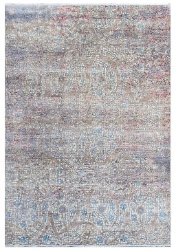 Full view of New Mahli rug from Pakistan, 314 × 211 cm in Multi Color tones