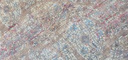 Central medallion detail of New Mahli rug from Pakistan