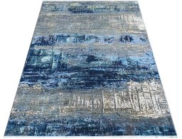 Corner detail of New Mahli rug showing border pattern and Wool pile