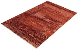 Surface texture of New Mahli rug with natural Wool and intricate pattern