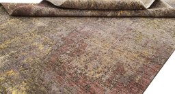 Close-up detail of New Mahli rug from Pakistan showing Wool weave