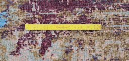 Full view of New Mahli rug from Pakistan, 309 × 247 cm in Multi Color tones