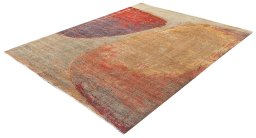 Close-up detail of New Mahli rug from Pakistan showing Wool weave