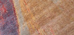 Central medallion detail of New Mahli rug from Pakistan