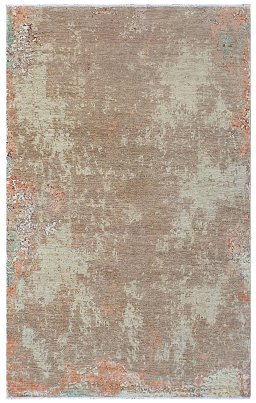 Full view of New Mahli rug from Pakistan, 315 × 199 cm in Beige tones