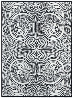 Full view of New Mahli rug from Pakistan, 245 × 174 cm in Beige tones