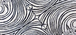 Central medallion detail of New Mahli rug from Pakistan