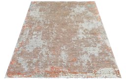 Corner detail of New Mahli rug showing border pattern and Wool pile