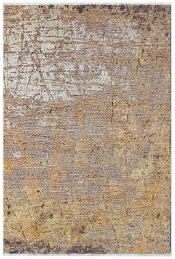 Full view of New Mahli rug from Pakistan, 185 × 123 cm in Beige tones