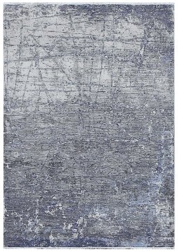 Full view of New Mahli rug from Pakistan, 183 × 125 cm in Gray tones