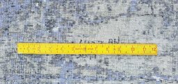 Full view of New Mahli rug from Pakistan, 183 × 125 cm in Gray tones