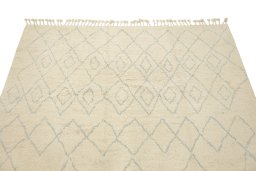 Surface texture of New Morocco rug with natural Wool and intricate pattern