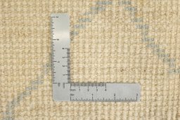 Close-up detail of New Morocco rug from Pakistan showing Wool weave