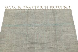 Surface texture of New Morocco rug with natural Wool and intricate pattern