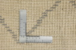 Close-up detail of New Morocco rug from Pakistan showing Wool weave