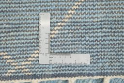 Close-up detail of New Morocco rug from Pakistan showing Wool weave