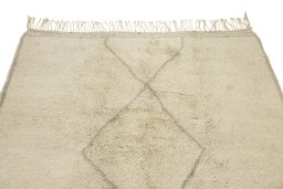 Surface texture of New Morocco rug with natural Wool and intricate pattern