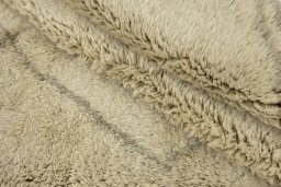 Full view of New Morocco rug from Morocco, 305 × 269 cm in Cream tones