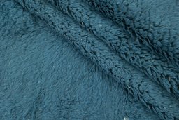 Full view of New Morocco rug from Pakistan, 406 × 302 cm in Dark blue tones