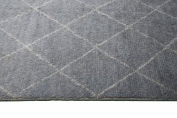 Close-up detail of New Morocco rug from Pakistan showing Wool weave