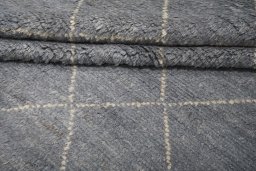 Close-up detail of New Morocco rug from Pakistan showing Wool weave