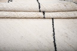 Close-up detail of New Morocco rug from Pakistan showing Wool weave