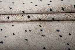 Surface texture of New Morocco rug with natural Wool and intricate pattern