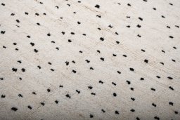Close-up detail of New Morocco rug from Pakistan showing Wool weave