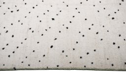 Full view of New Morocco rug from Pakistan, 296 × 190 cm in Beige tones