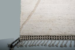 Close-up detail of New Morocco rug from Pakistan showing Wool weave