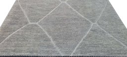Surface texture of New Morocco rug with natural Wool and intricate pattern