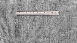 Full view of New Morocco rug from Pakistan, 308 × 262 cm in Gray tones