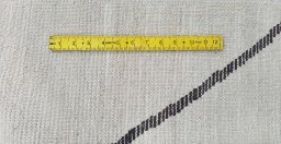 Full view of New Morocco rug from Pakistan, 304 × 91 cm in Beige tones