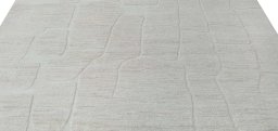 Surface texture of New Morocco rug with natural Wool and intricate pattern