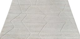 Surface texture of New Morocco rug with natural Wool and intricate pattern