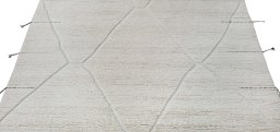 Surface texture of New Morocco rug with natural Wool and intricate pattern