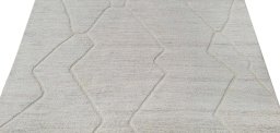 Surface texture of New Morocco rug with natural Wool and intricate pattern