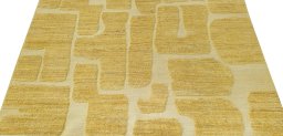 Surface texture of New Morocco rug with natural Wool and intricate pattern