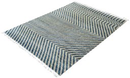 Close-up detail of New Morocco rug from Pakistan showing Wool weave