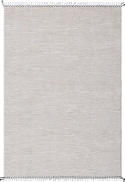 Full view of New Morocco rug from Pakistan, 300 × 203 cm in Beige tones
