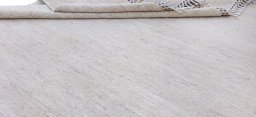 Close-up detail of New Morocco rug from Pakistan showing Wool weave
