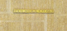 Full view of New Morocco rug from Pakistan, 312 × 199 cm in Yellow tones