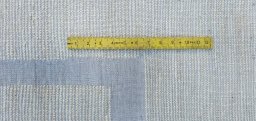 Full view of New Morocco rug from Pakistan, 256 × 178 cm in Beige tones