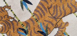 Central medallion detail of New Morocco rug from Pakistan