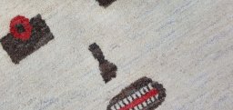 Central medallion detail of New Morocco rug from Pakistan